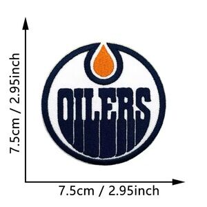 Edmonton Oilers NHL Patches DIY HOCKEY All Teams Embroidered Canada